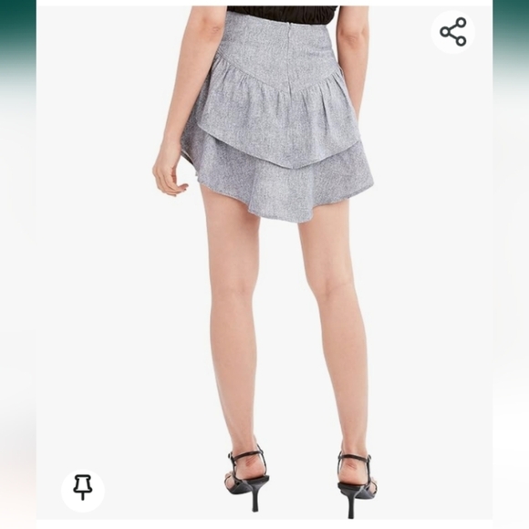 BCBGeneration Women's Fit and Flare Ruffle Tier Mini Skirt. Size M - Picture 3 of 15